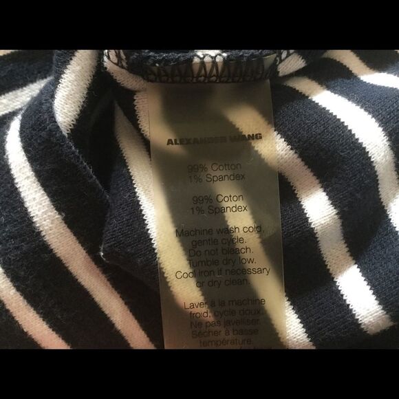 ALEXANDER WANG Striped Crop Top - Picture 5 of 5